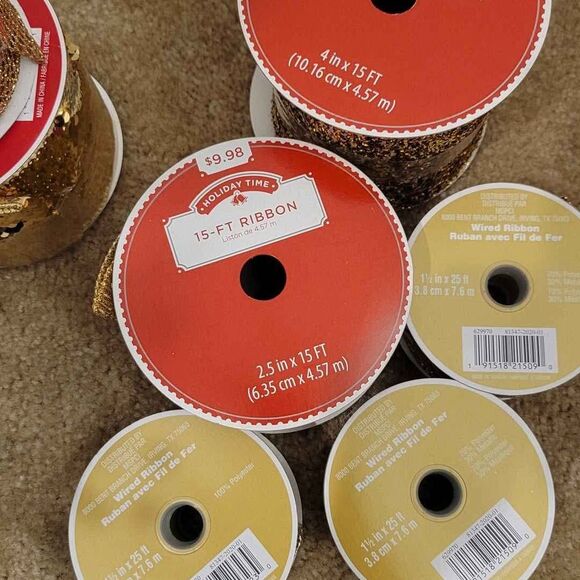 assorted gold ribbon - Picture 7 of 7